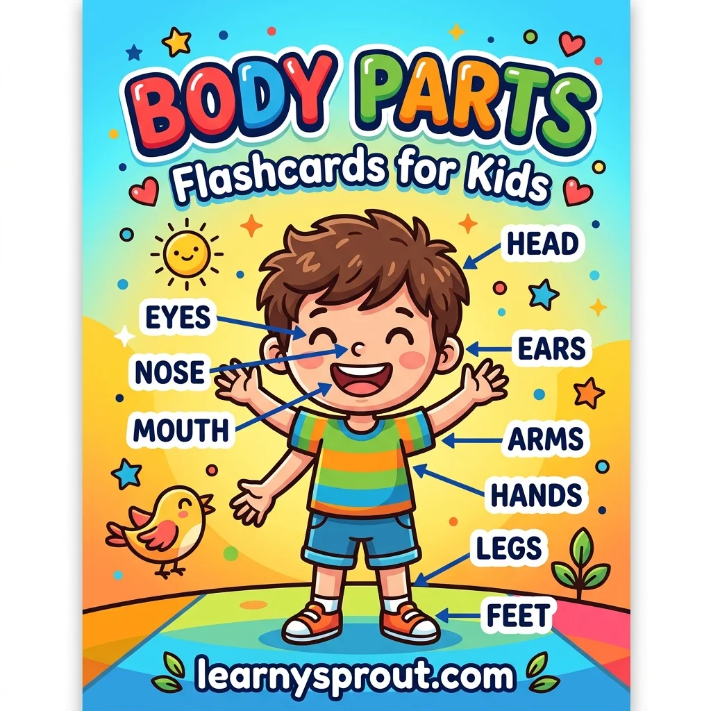 Body Parts Flashcards
