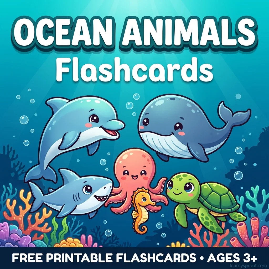 Ocean Animals Flashcards