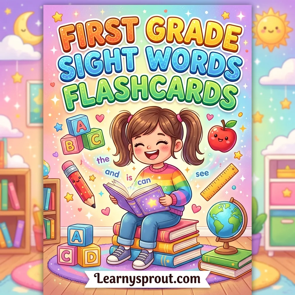 Sight Words First Grade Flashcards