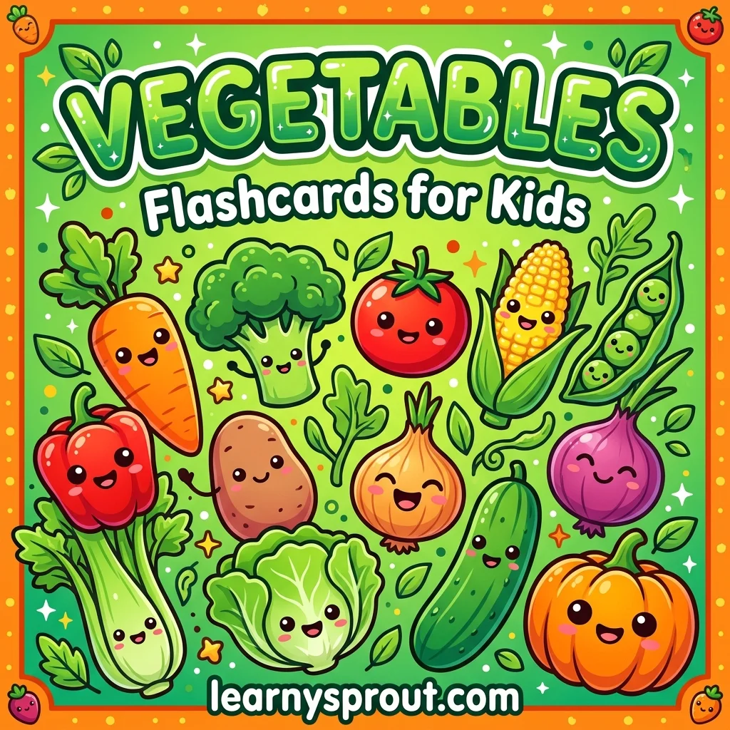 Vegetables Flashcards