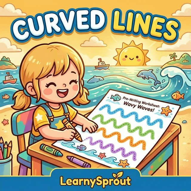 Curved Lines Tracing — Waves and Bumps