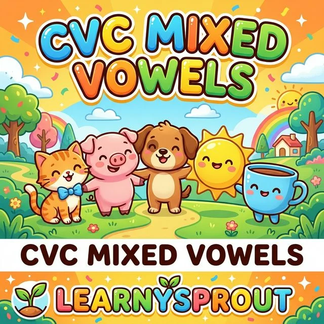 CVC Words: Mixed Short Vowels