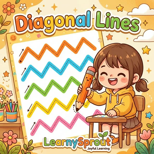 Diagonal Lines Tracing — Left and Right