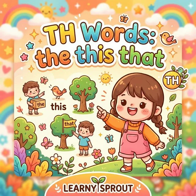 Digraphs: th Words — this, that, the