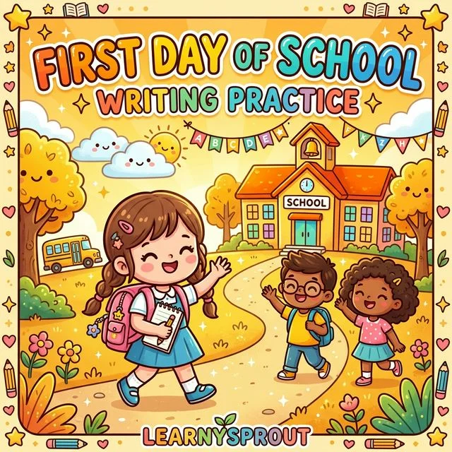 First Day of School Writing Practice