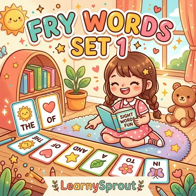 Fry Sight Words First 100 — Set 1