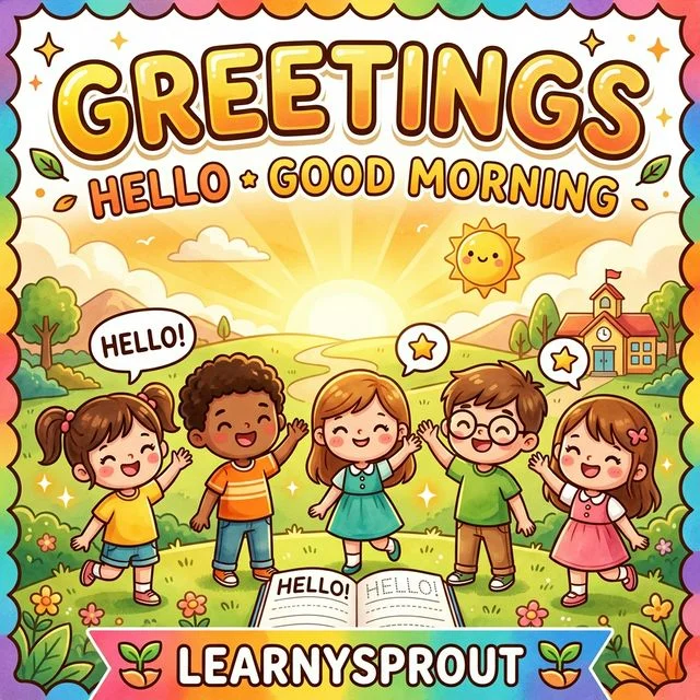 Greeting Sentences — Hello, My Name Is