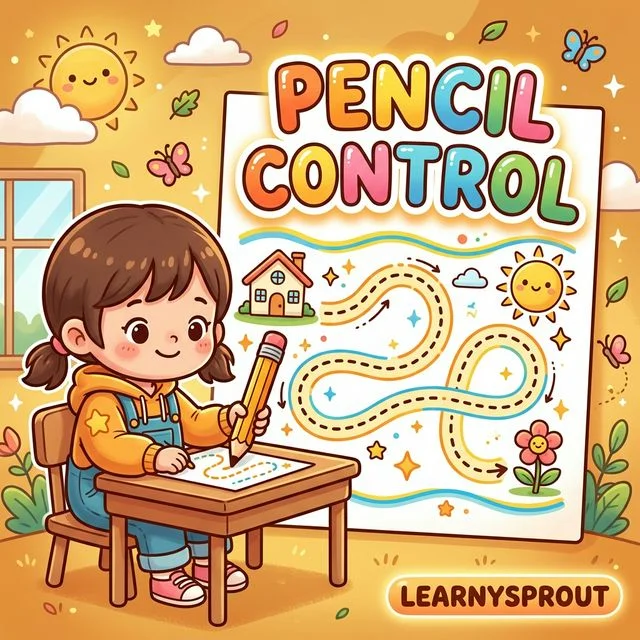 Pencil Control Tracing — Path Following