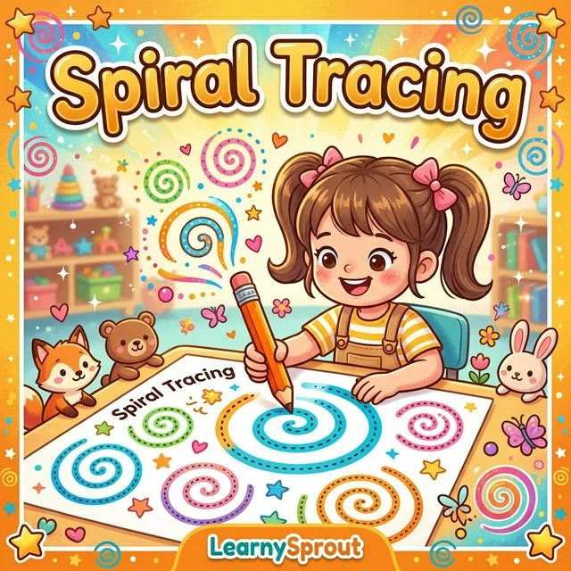 Pencil Control — Spiral Tracing