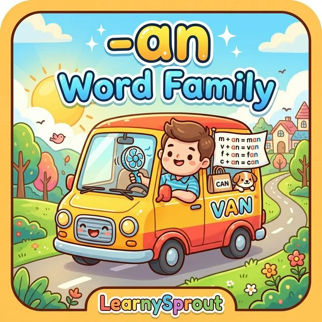 Rhyming Words: -an Word Family