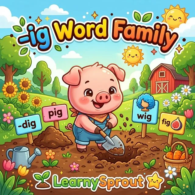 Rhyming Words: -ig Word Family