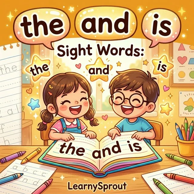 Sight Words: the, and, is