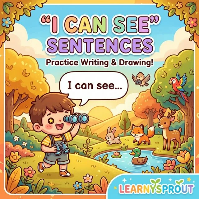 Simple Sentences: I can see Tracing