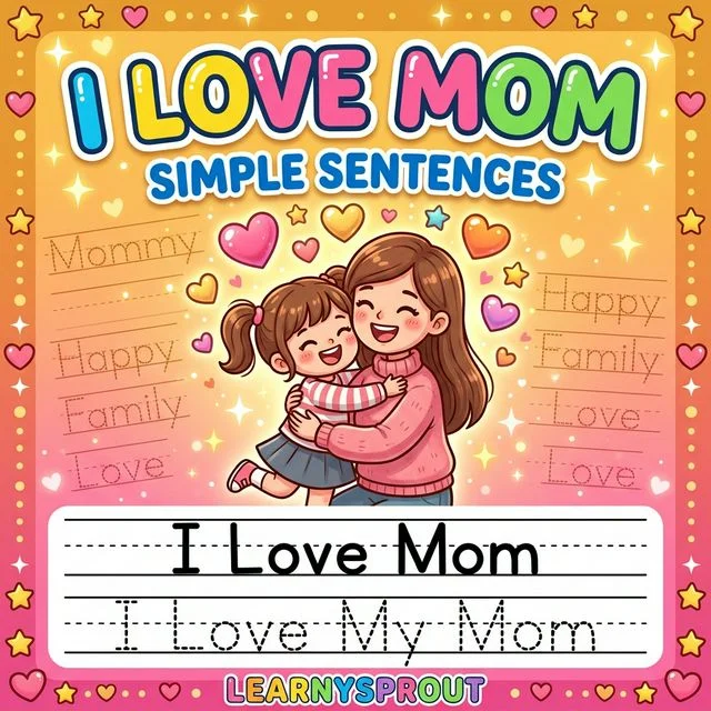 Simple Sentences — I Love Mom