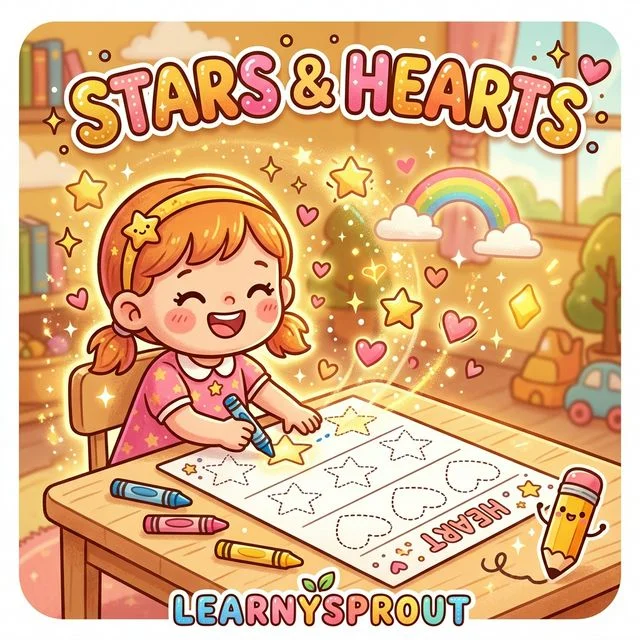 Star and Heart Shape Tracing