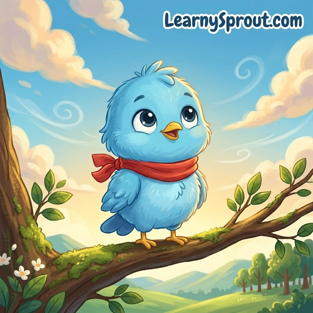 The Little Blue Bird's Big Flight — A Bilingual Story in English & Arabic