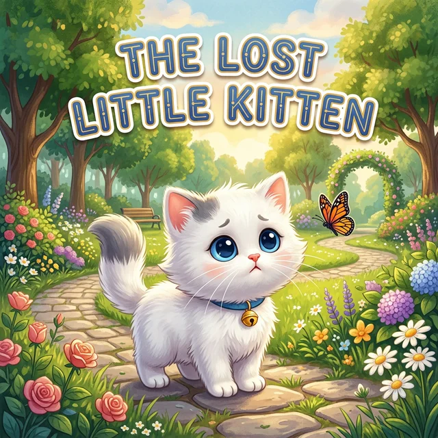 The Lost Little Kitten — An Illustrated Story for 6 Year Olds