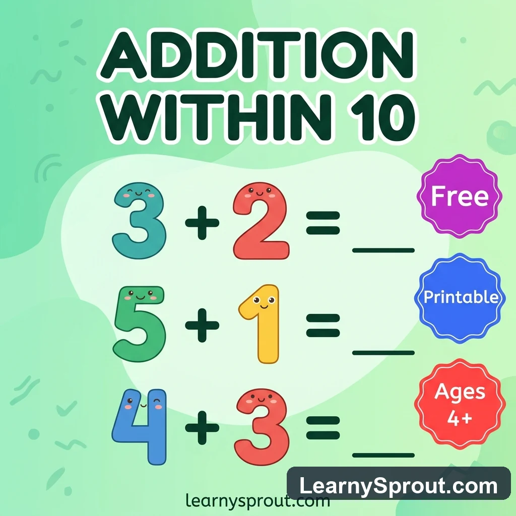 Addition Within 10