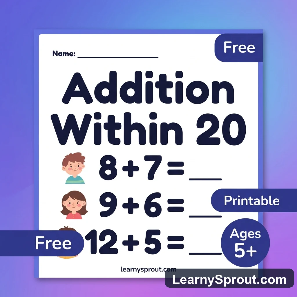 Addition Within 20