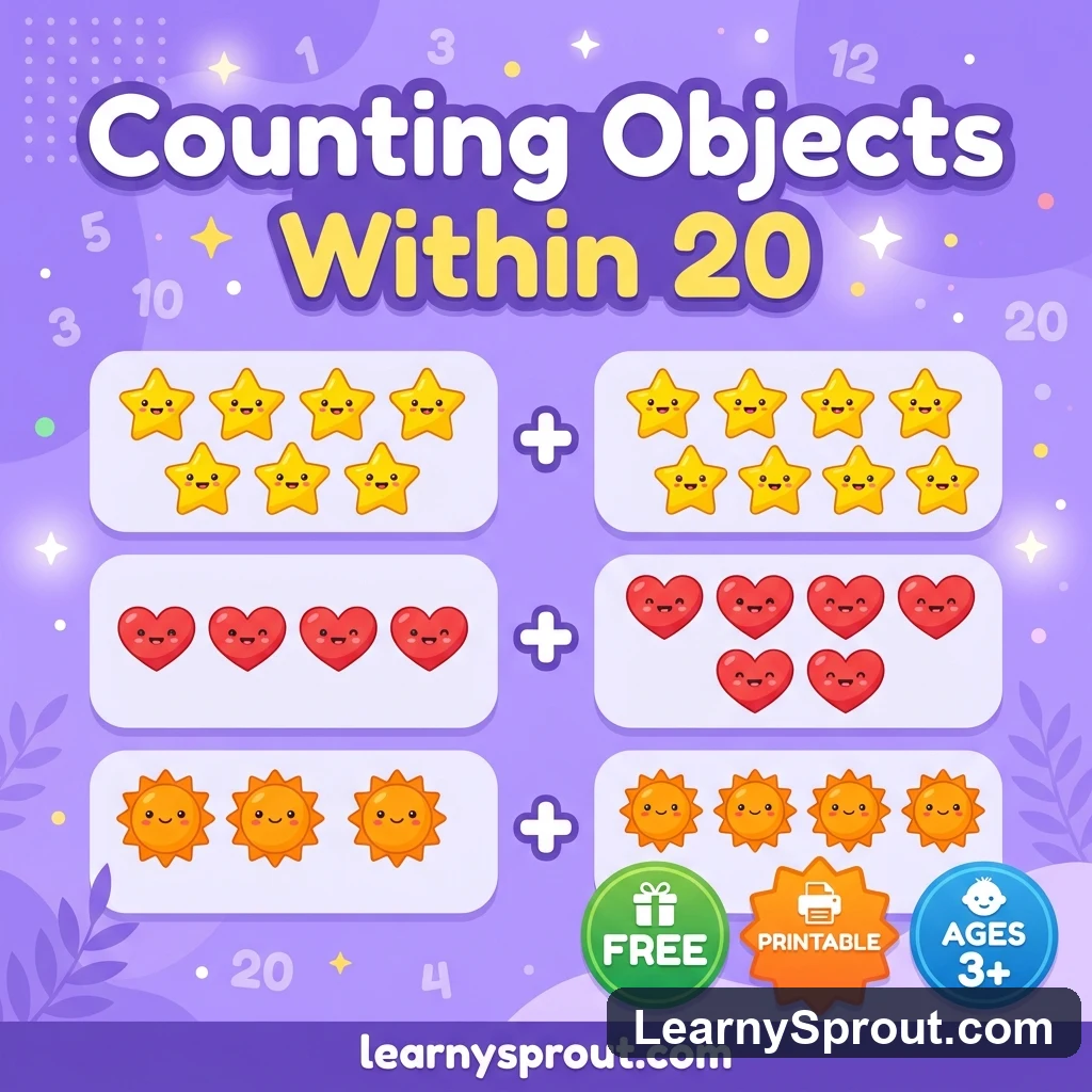 Counting Objects Within 20