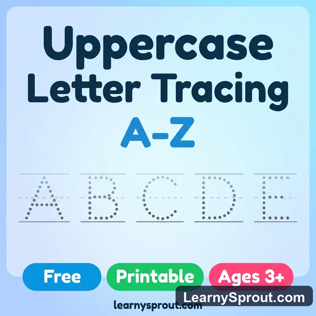 Uppercase Letter Tracing A-Z