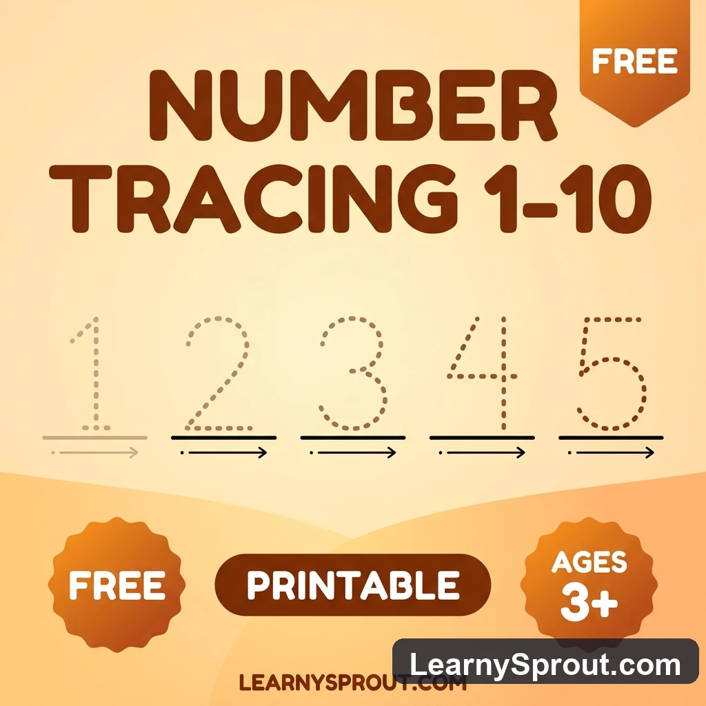 Number Tracing 1-10