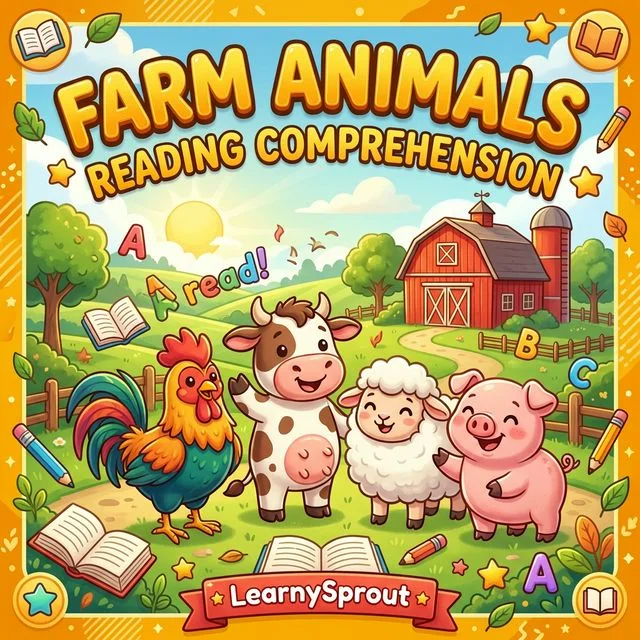 Farm Animals Reading Comprehension