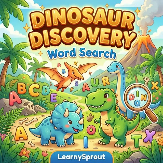 Dinosaur Discovery Word Search