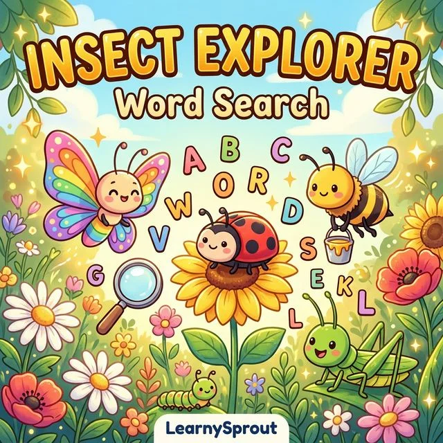Insect Explorer Word Search