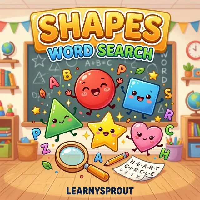 Shapes Word Search