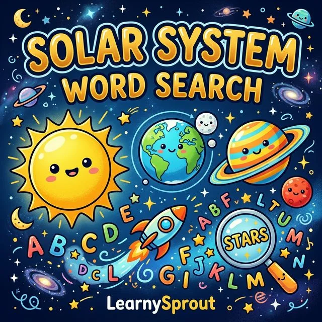 Solar System Word Search