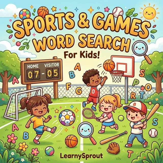 Sports & Games Word Search